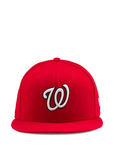 NEW ERA CAP logo-embroidery baseball cap Red 11590989