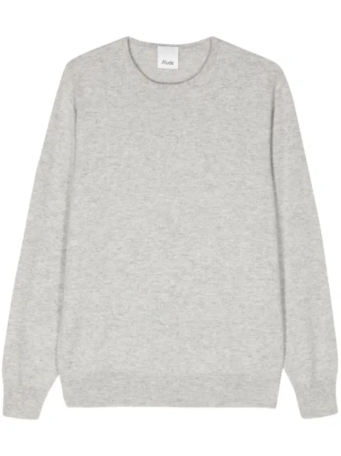Allude long-sleeved cashmere jumper Grey 30021