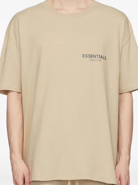 Fear Of God logo short-sleeve T-shirt Neutrals 637254686