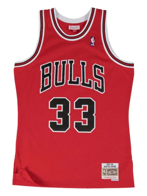 Mitchell & Ness x NBA Swingman Road Jersey Bulls tank top Red SMJYGS18153CBUSCAR97SPI