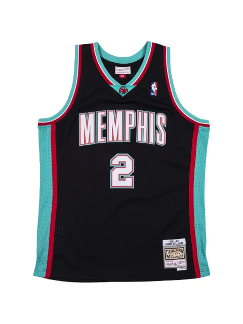 Mitchell & Ness logo-print vest Black SMJYCP19062MGRBKTL01JWI