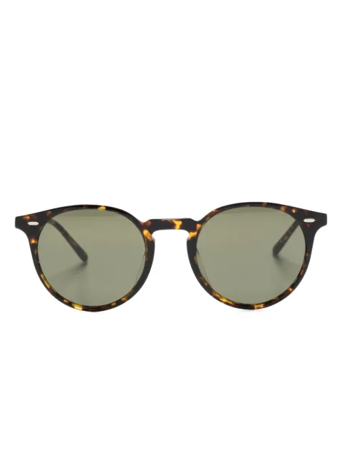 Oliver Peoples N.02 round-frame sunglasses Brown OV5529SU