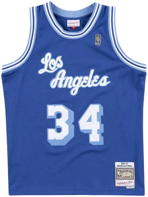 Mitchell & Ness "Los Angeles Lakers Alternate 1996-97 Shaquille O'Neal" swingman jersey Blue SMJYAC18013LALROYA96SON