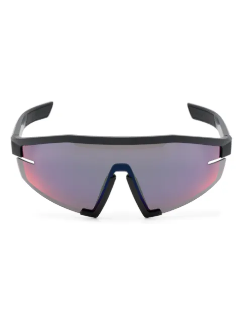 Prada Eyewear Linea Rossa shield-frame sunglasses Black PS03ZS