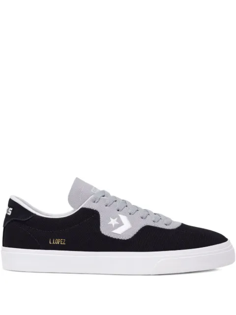 Converse logo-embroidery sneakers Black 167620C