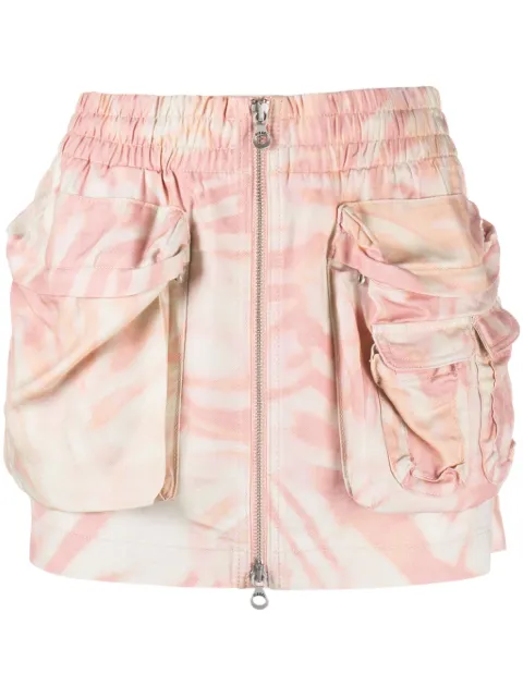 Diesel O-Mirty cargo mini skirt Pink A130610WGAL