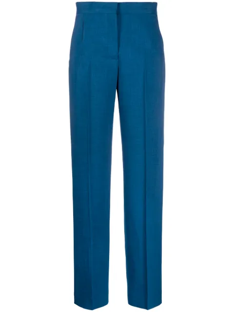 Tory Burch tailored melange trousers Blue 157257