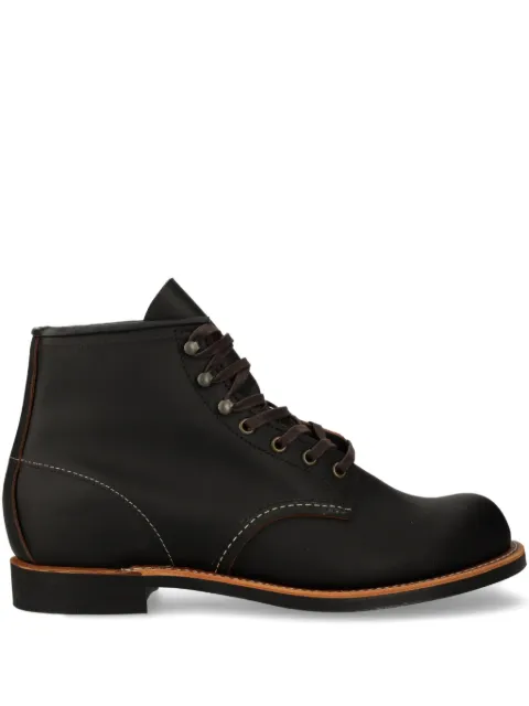 Red Wing Shoes leather boots Black 3345