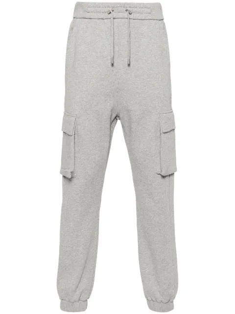 Balmain logo-print cotton track pants Grey CH1OB295BC64
