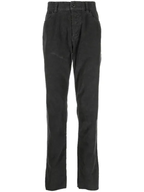 James Perse corduroy straight-leg trousers Black MFWS1260