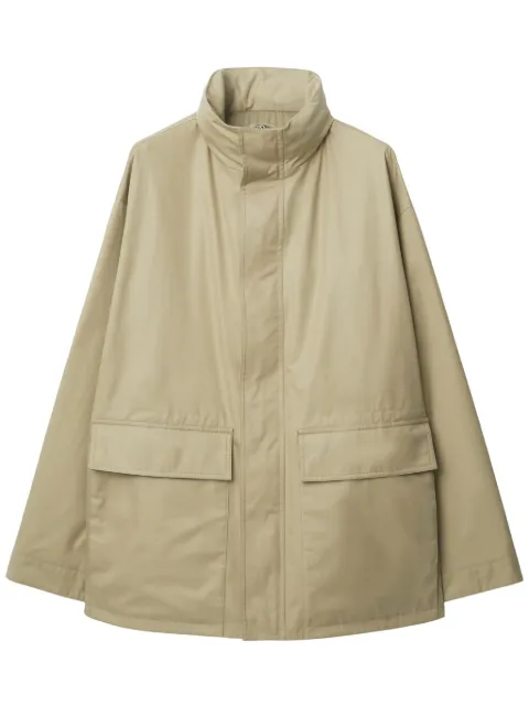 Burberry EKD-embroidered cotton jacket Neutrals 8083672