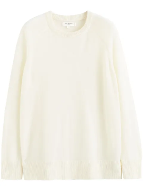 Chinti & Parker crew-neck cashmere jumper White KSS2465CREAM