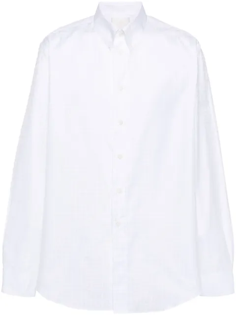 Givenchy 4G-motif cotton shirt White BM60ZH140C