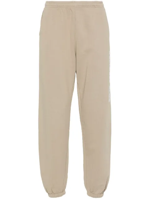 Sporty & Rich Wellness Club cotton track pants Neutrals SWAW2323EL