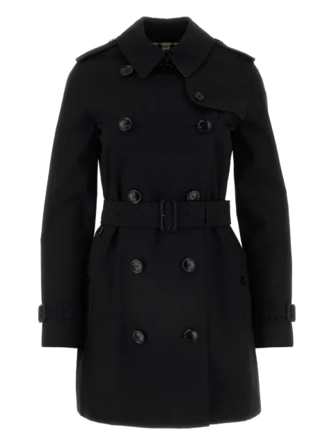 Burberry short Kensington Heritage trench coat Black 8079415