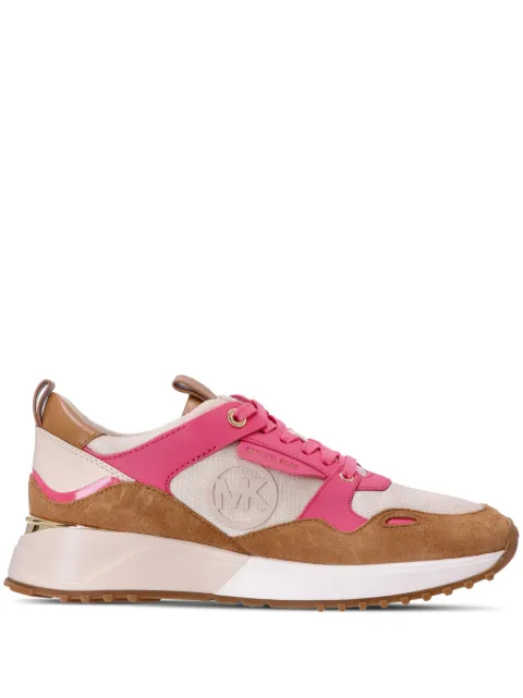 Michael Kors Theo panelled sneakers Neutrals 43H3THFS3D