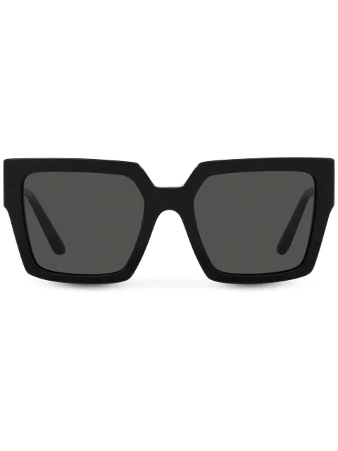 Dolce & Gabbana Eyewear crystal-embellished square-frame sunglasses Black VG4446VP1879V000