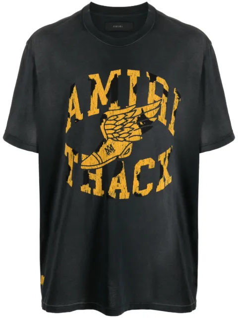 AMIRI Track short-sleeve T-shirt Grey AMJYTE1003