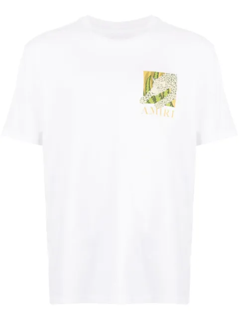 AMIRI logo-print cotton T-shirt White AMJYTE1020100