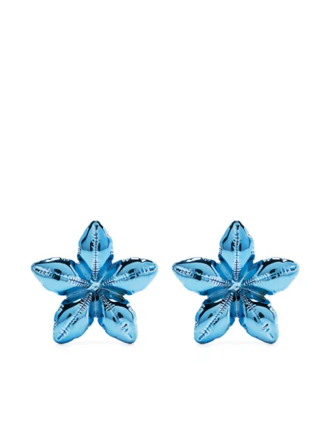 Marni floral-motif earrings Blue ORMV0481A0P652800B44