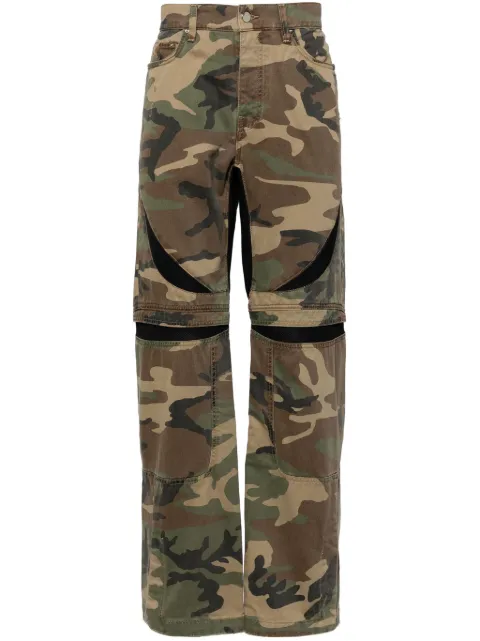 AMIRI camouflage print denim jeans Green PS24MDF009306