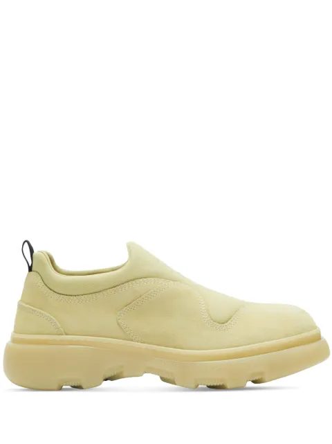 Burberry EKD slip-on suede sneakers Neutrals 8081547