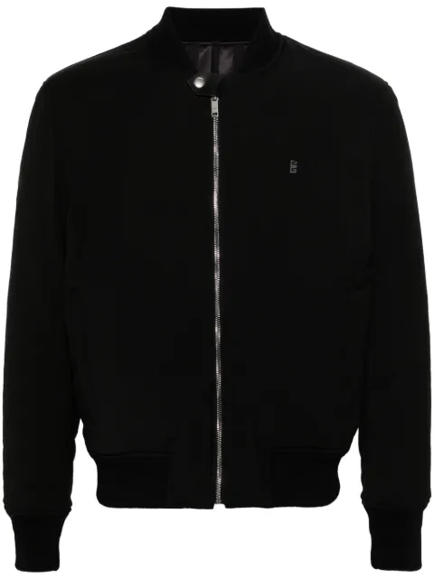 Givenchy 4G-motif wool bomber jacket Black BM01581YE2