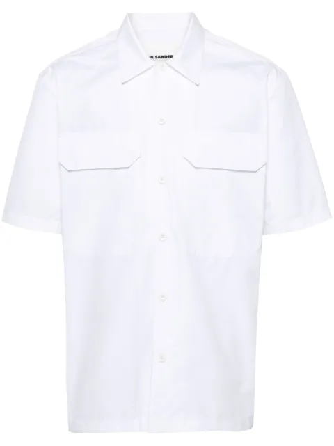 Jil Sander short-sleeve cotton shirt White J22DL0194J45002
