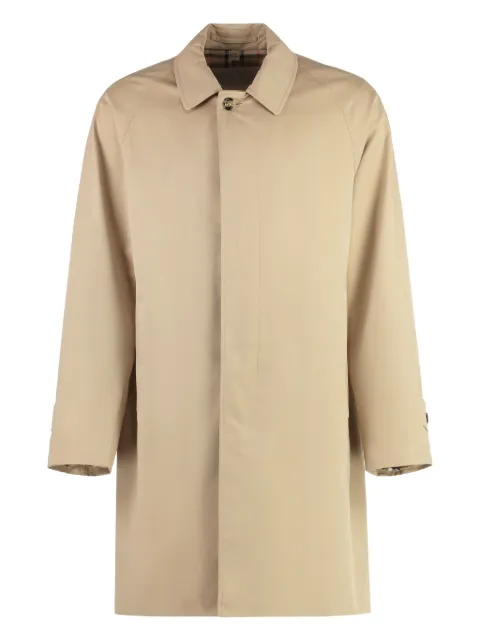 Burberry Camden Heritage Car single-breasted coat Neutrals 8079388
