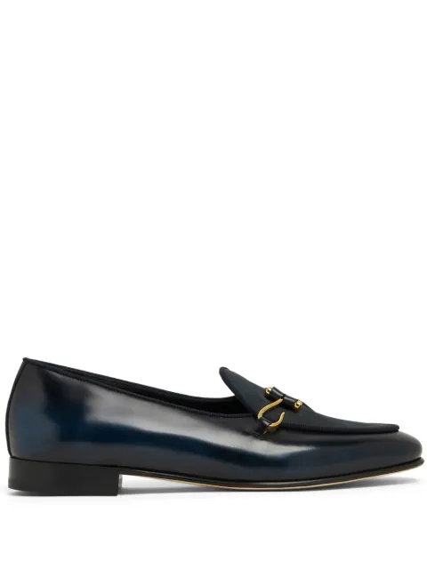 Edhen Milano Comporta leather loafers Blue COMPABBROREBLU328