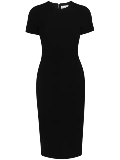 Victoria Beckham T-shirt fitted dress Black 1124WDR005232A