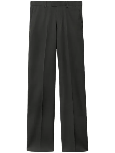 Burberry wool tailored trousers Black 8080661