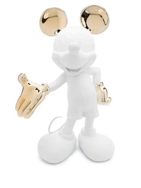 LEBLON DELIENNE medium Mickey Welcome sculpture (60cm x 40cm) White DISST06001MABCOR