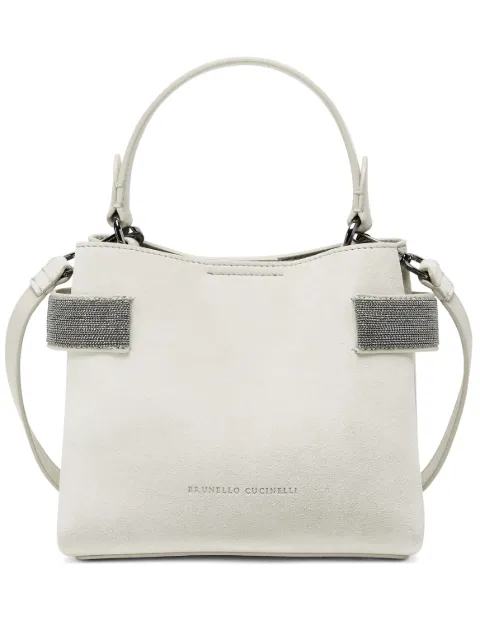 Brunello Cucinelli small Essence tote bag Neutrals MBDLD2499C8905