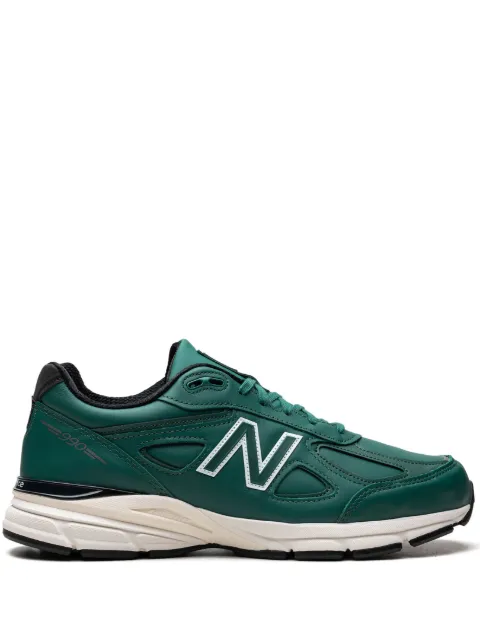 New Balance 990v4 Made in USA "Teal/White" sneakers Green U990TW4