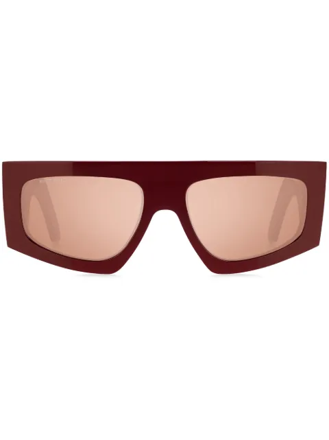 ETRO Etroscreen rectangle-frame sunglasses Red S206801S542S