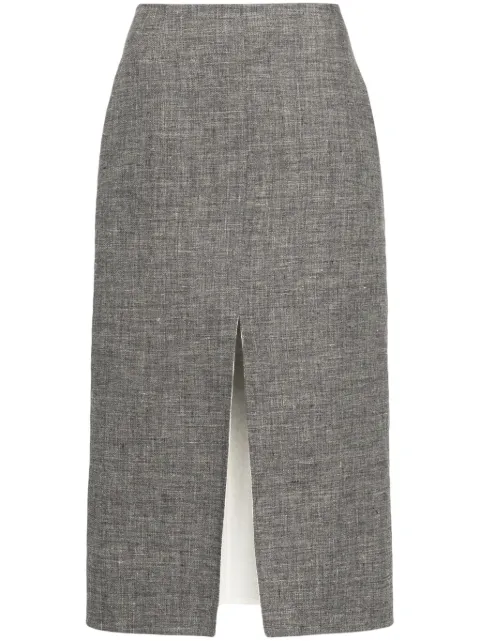 Fabiana Filippi mélange pencil skirt Grey GND264F213D6310000