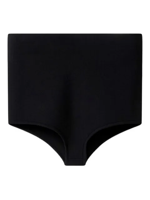 Fabiana Filippi ribbed-knit shorts Black PAD264F246D6550000