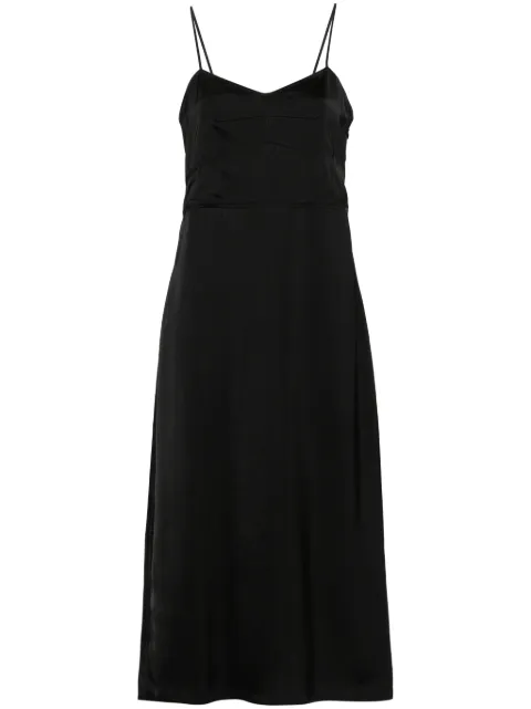 Fabiana Filippi satin slip dress Black ABD264F142D6230000