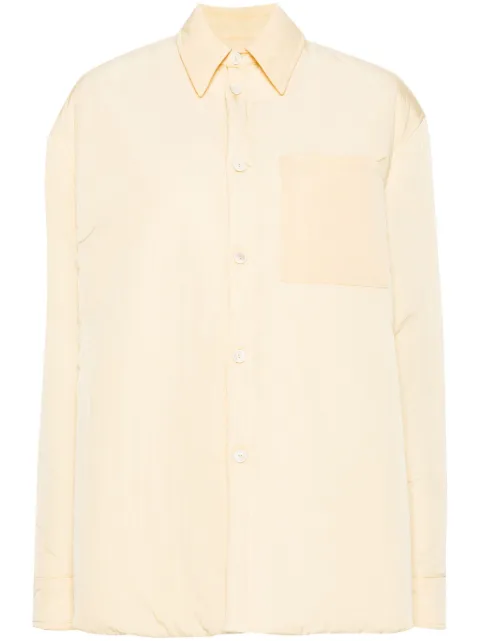 Fabiana Filippi button-up crinkled jacket Yellow CTD264F197D6420000