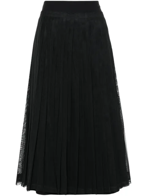 Fabiana Filippi pleated midi skirt Black GND264F301I9390000