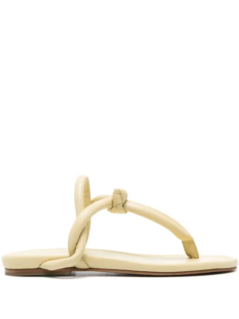 Fabiana Filippi padded thong-strap sandals Yellow ASD274A927H1350000