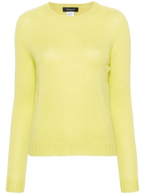 Fabiana Filippi crew-neck cashmere jumper Yellow MAD264F031N9000000