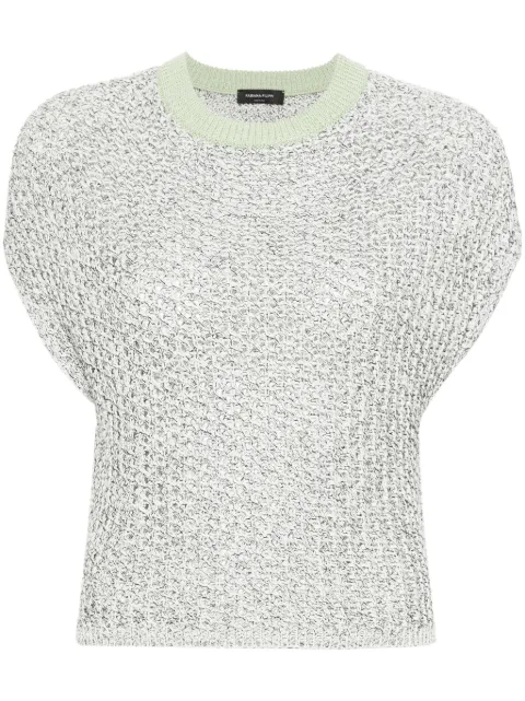 Fabiana Filippi open-knit sleeveless sweater White MAD274F745H4260000