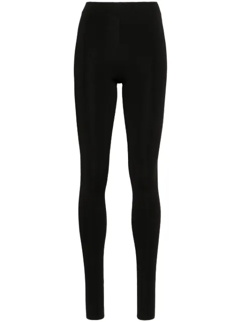 Fabiana Filippi high-waist ribbed-knit leggings Black PAD264F251D6550000