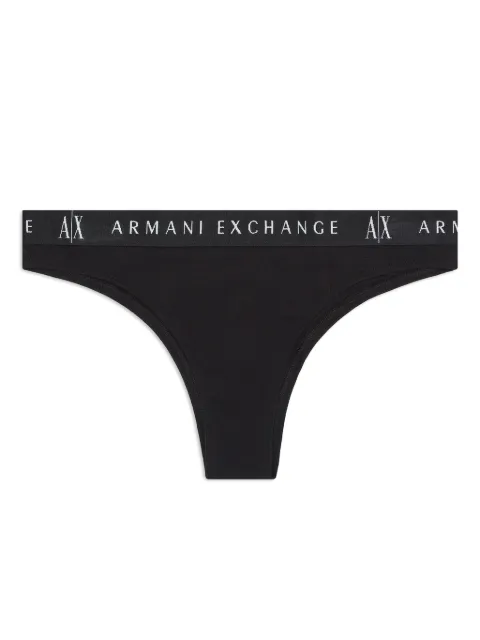 Armani Exchange logo-waistband briefs Black 947028CC502