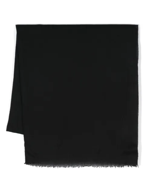 Fabiana Filippi frayed cashmere scarf Black SAD274A824H1520000