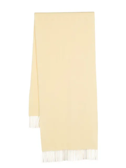 Fabiana Filippi fringed-edge brushed scarf Yellow SAD264A707I2480000