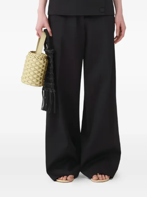 Fabiana Filippi flat-front trousers Black PAD274F264H4630000