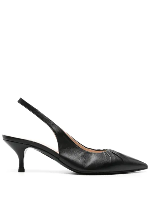 Fabiana Filippi 55mm ruched-detailed pumps Black ASD264A811I3260000